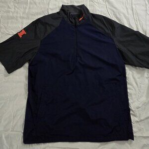 Nike Illinois Fighting Illini Men's Short Sleeve Windbreaker Large